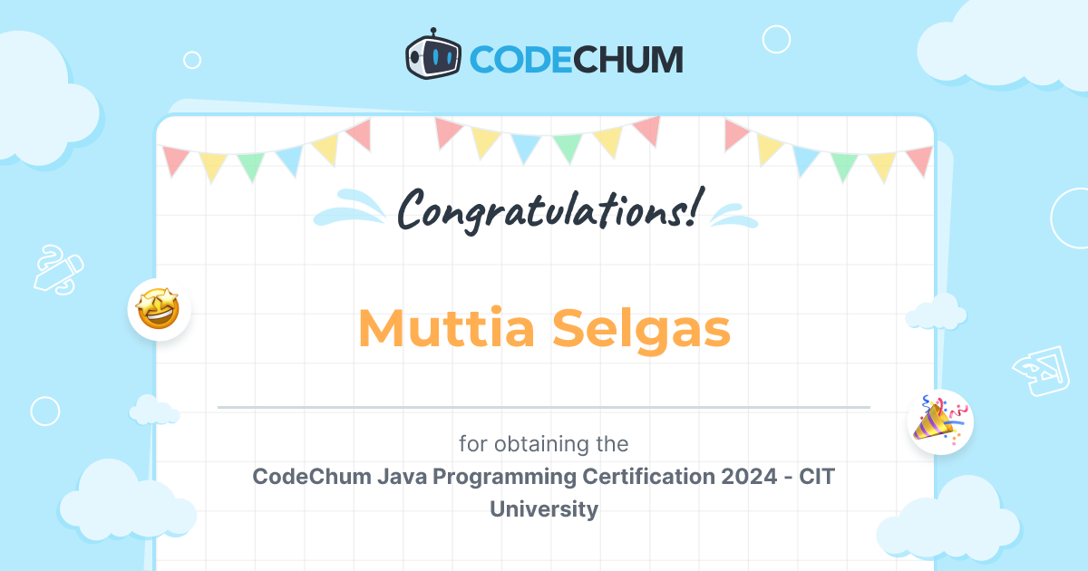 View Certificate | CodeChum